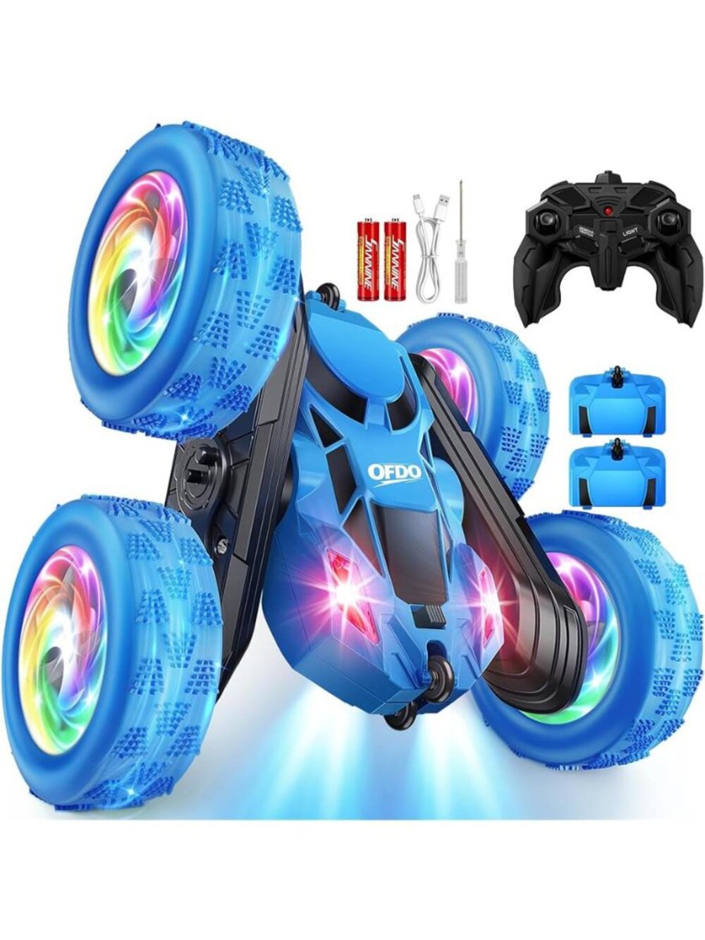 Remote Control Car 4Wd Stunt Car 360Β° Flip Rc Cars Toys Gifts for Kids 6-12